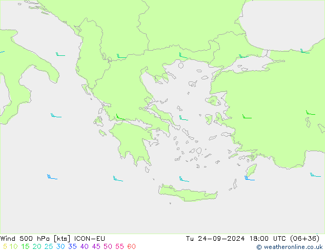  500 hPa ICON-EU  24.09.2024 18 UTC