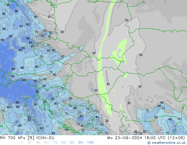 RV 700 hPa ICON-EU ma 23.09.2024 18 UTC