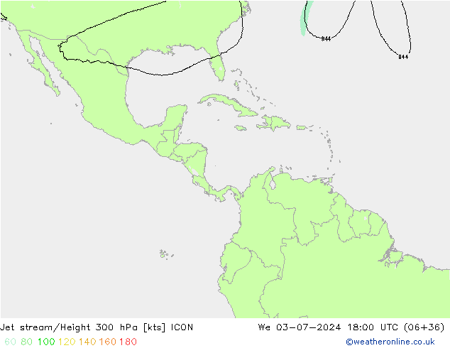 Straalstroom ICON wo 03.07.2024 18 UTC