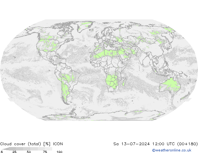 云 (总) ICON 星期六 13.07.2024 12 UTC