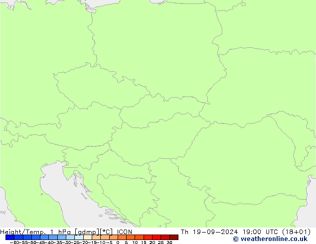 Height/Temp. 1 hPa ICON Th 19.09.2024 19 UTC