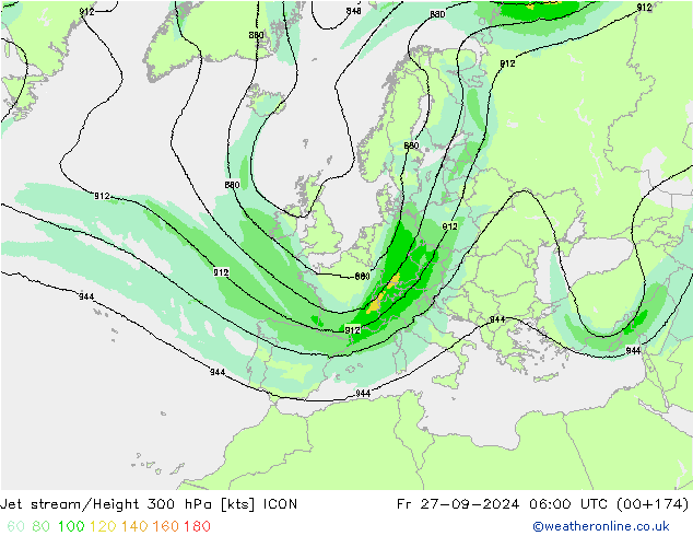 Polarjet ICON Fr 27.09.2024 06 UTC