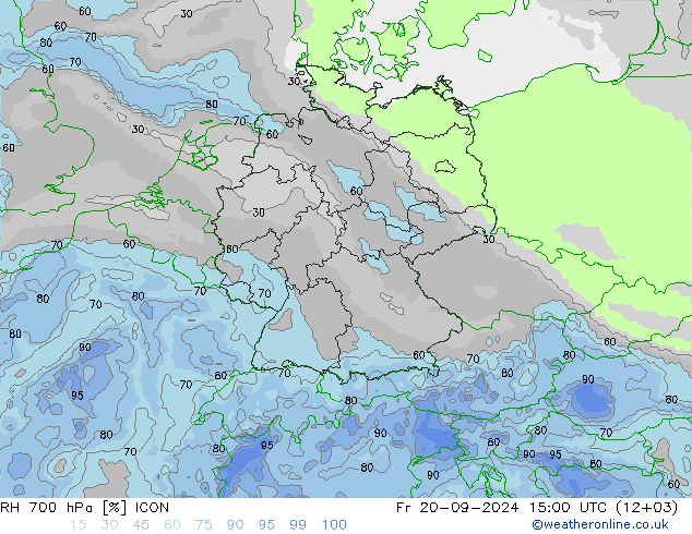 RV 700 hPa ICON vr 20.09.2024 15 UTC