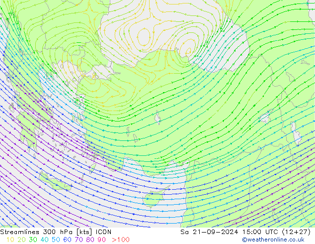  300 hPa ICON  21.09.2024 15 UTC