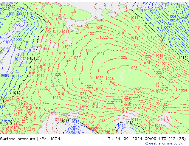      ICON  24.09.2024 00 UTC