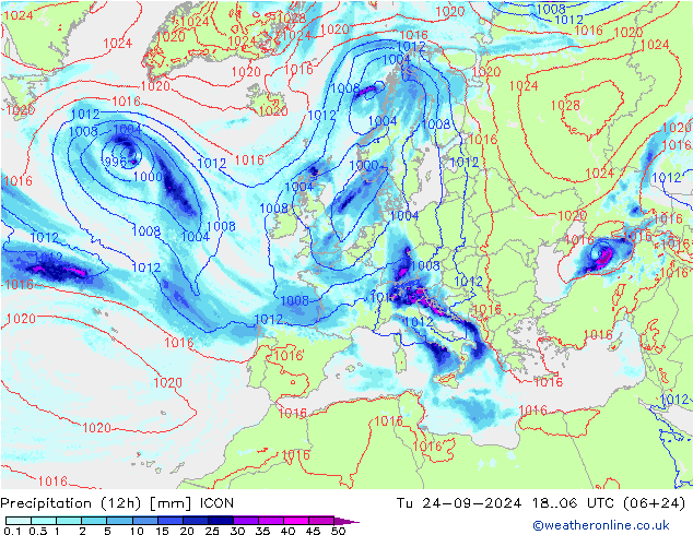  (12h) ICON  24.09.2024 06 UTC