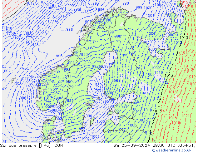      ICON  25.09.2024 09 UTC