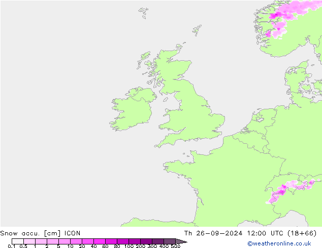 Toplam Kar ICON Per 26.09.2024 12 UTC