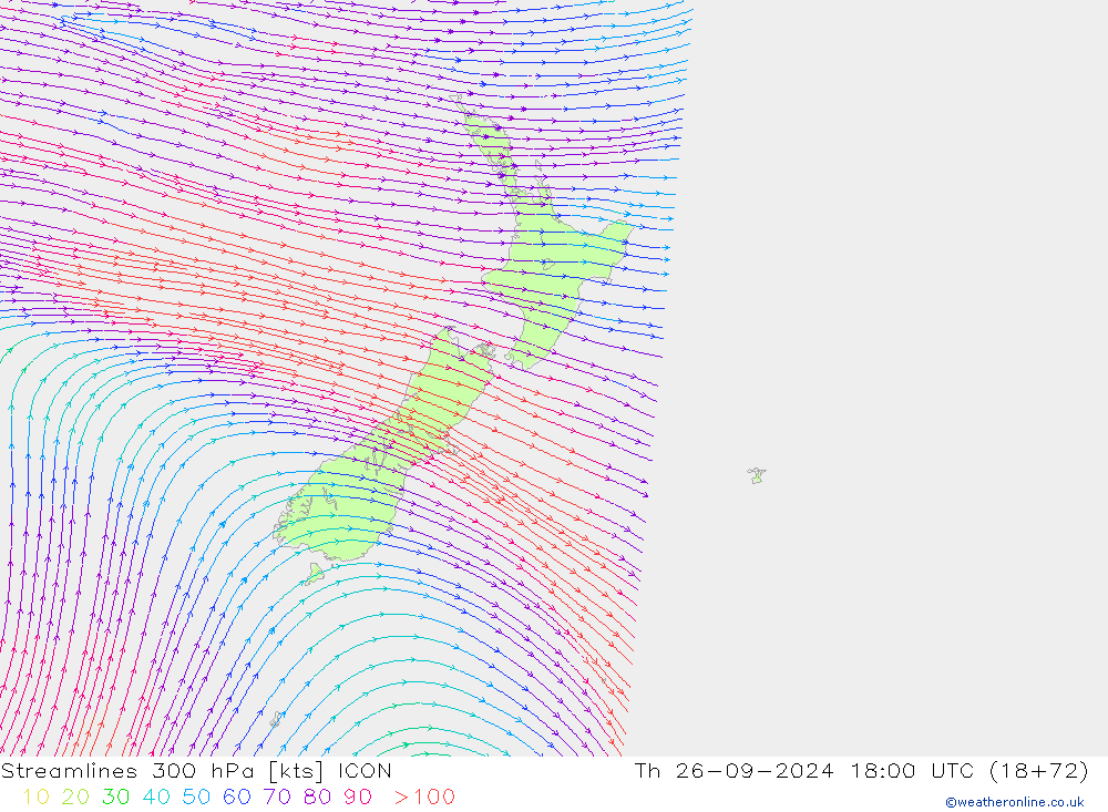  300 hPa ICON  26.09.2024 18 UTC