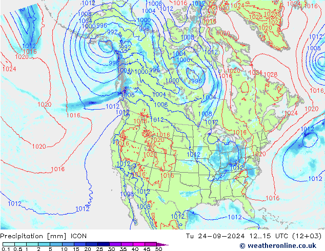 Precipitación ICON mar 24.09.2024 15 UTC