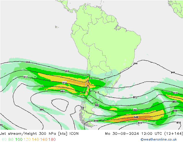 Straalstroom ICON ma 30.09.2024 12 UTC