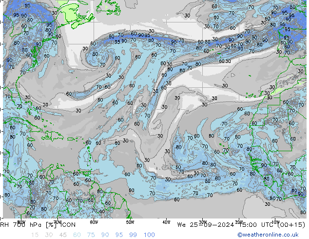 RV 700 hPa ICON wo 25.09.2024 15 UTC