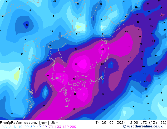 Nied. akkumuliert JMA Do 26.09.2024 12 UTC