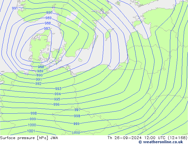 pressão do solo JMA Qui 26.09.2024 12 UTC