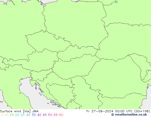  10 m JMA  27.09.2024 00 UTC