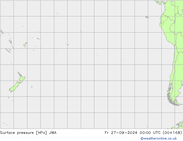 Yer basıncı JMA Cu 27.09.2024 00 UTC