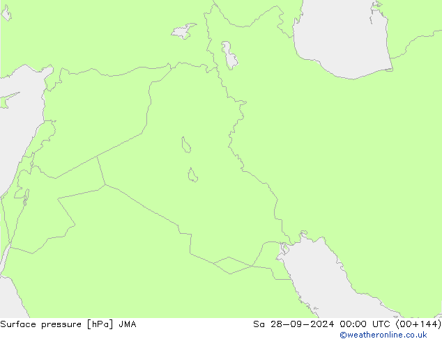 Luchtdruk (Grond) JMA za 28.09.2024 00 UTC