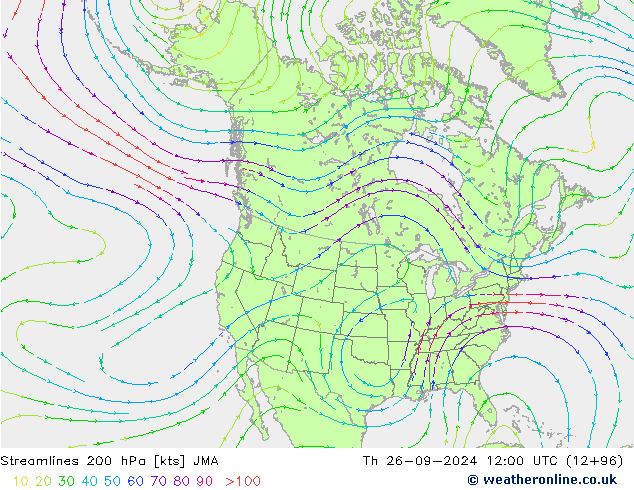 Rüzgar 200 hPa JMA Per 26.09.2024 12 UTC