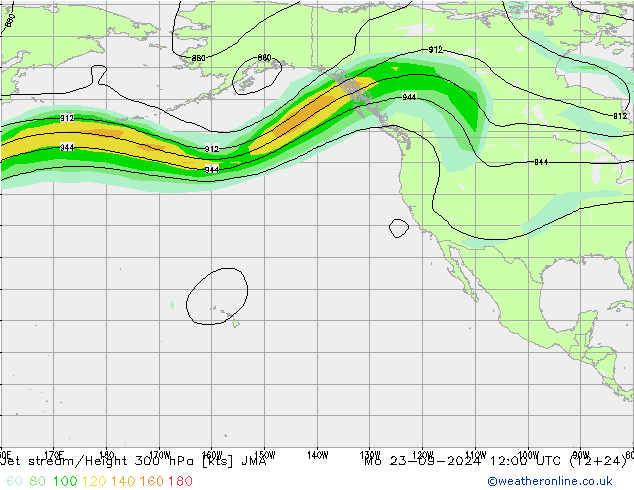 Polarjet JMA Mo 23.09.2024 12 UTC