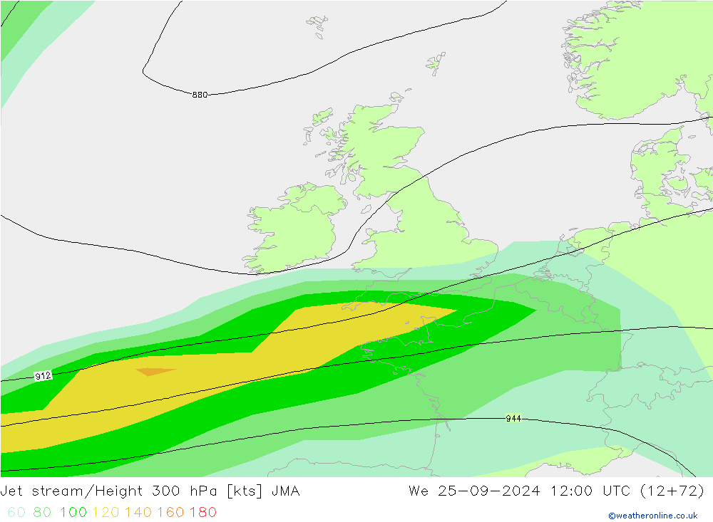 Polarjet JMA Mi 25.09.2024 12 UTC