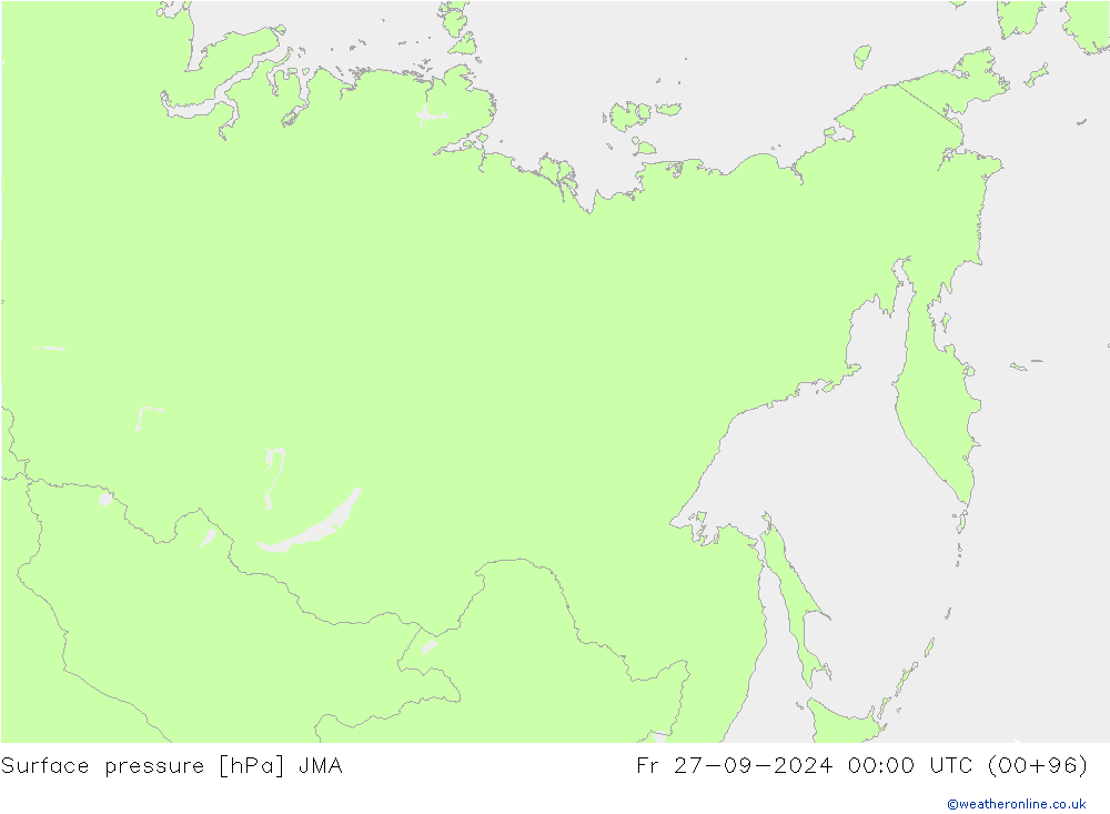 pression de l'air JMA ven 27.09.2024 00 UTC