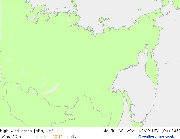 Windvelden JMA ma 30.09.2024 00 UTC