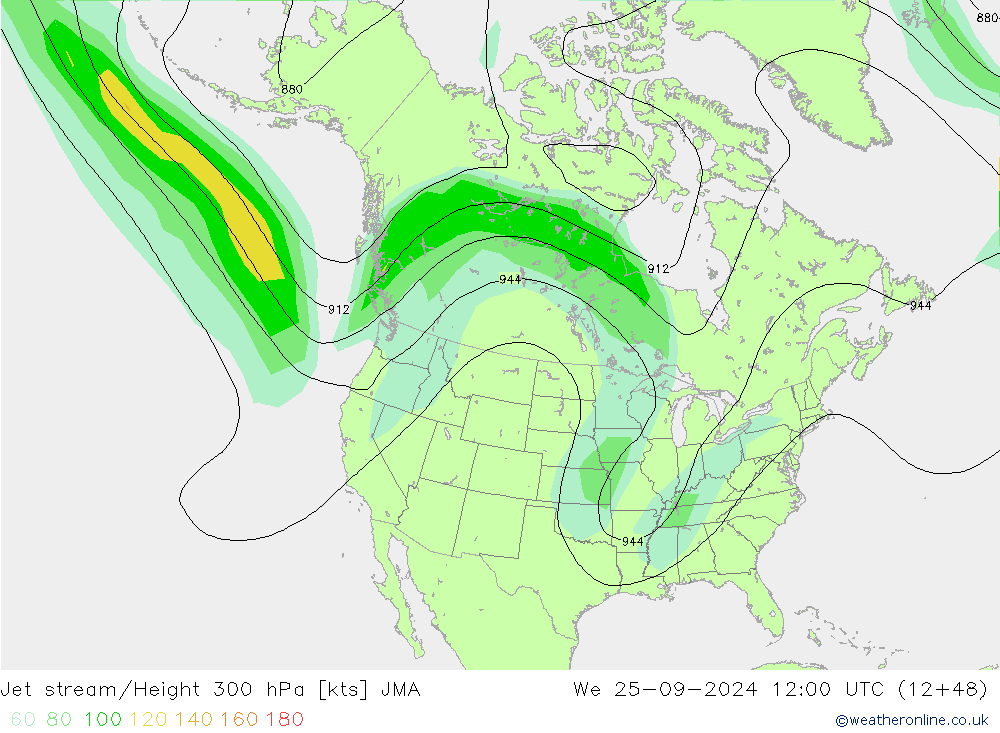 Polarjet JMA Mi 25.09.2024 12 UTC