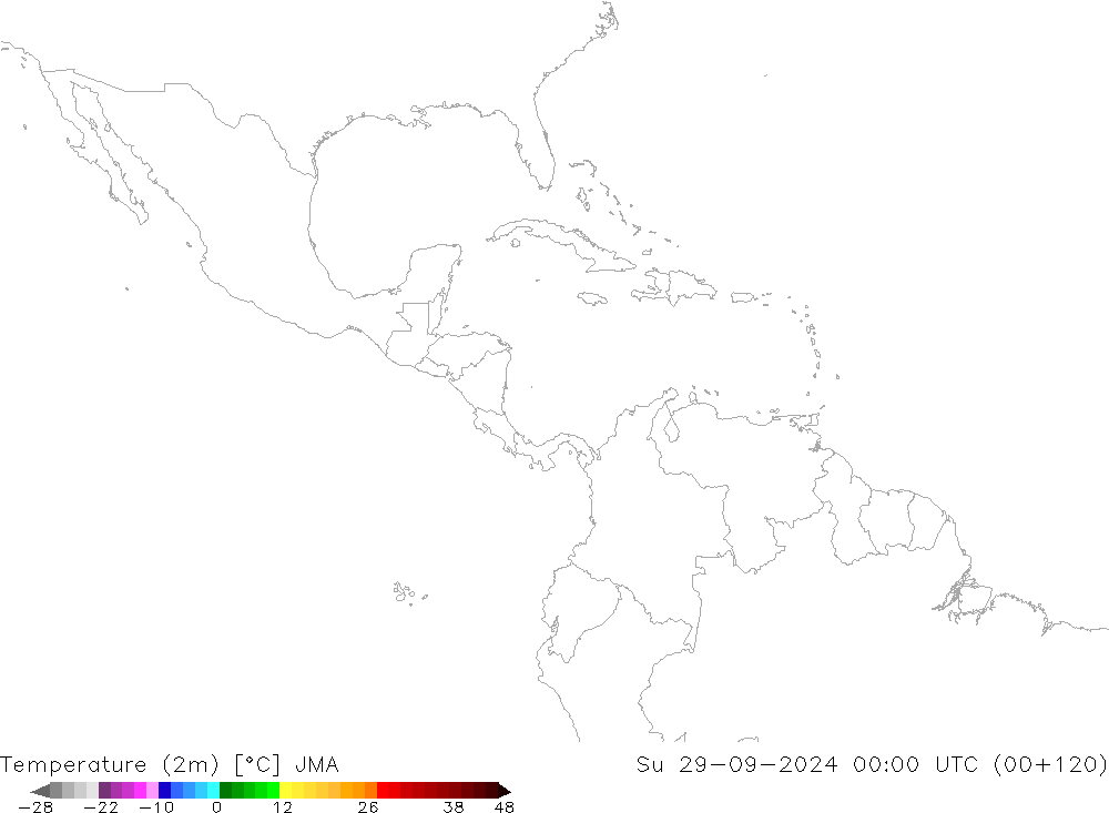 Temperature (2m) JMA Su 29.09.2024 00 UTC