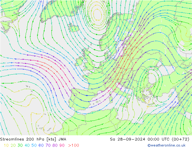  200 hPa JMA  28.09.2024 00 UTC