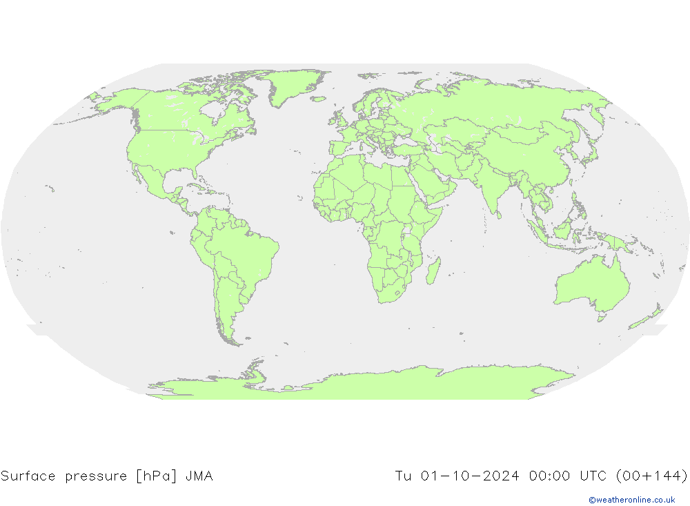 Yer basıncı JMA Sa 01.10.2024 00 UTC