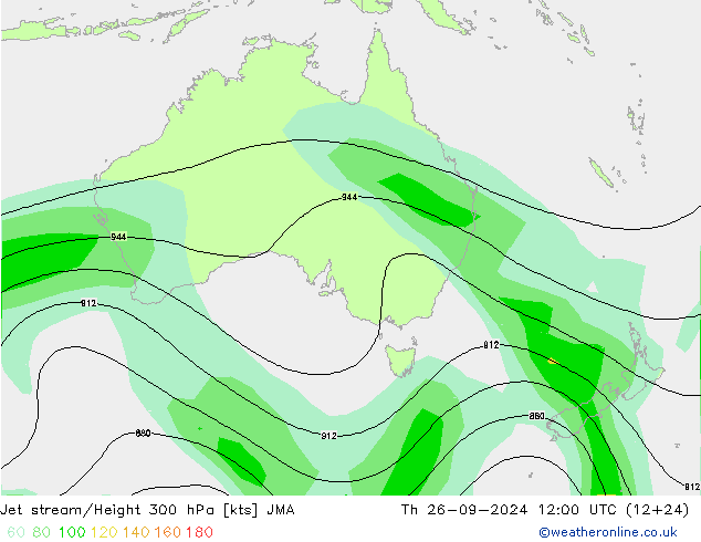 Courant-jet JMA jeu 26.09.2024 12 UTC