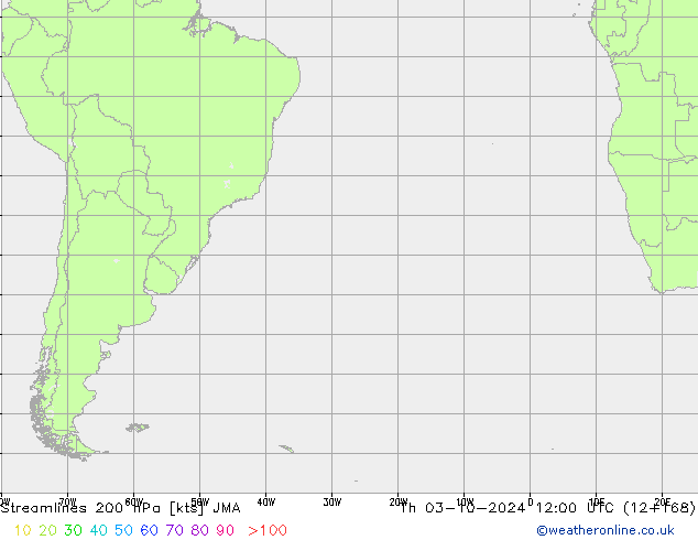 Streamlines 200 hPa JMA Th 03.10.2024 12 UTC