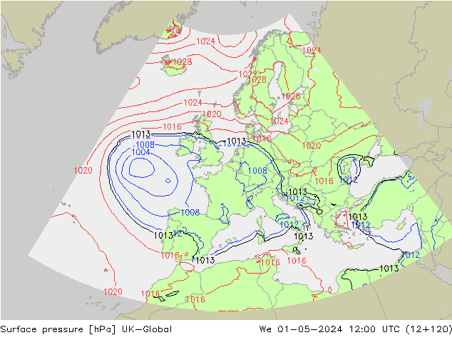 Bodendruck UK-Global Mi 01.05.2024 12 UTC