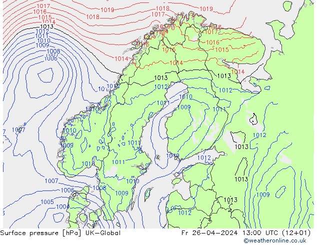 Bodendruck UK-Global Fr 26.04.2024 13 UTC
