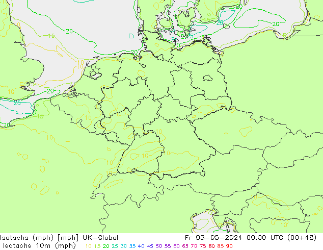 Isotachs (mph) UK-Global Sex 03.05.2024 00 UTC