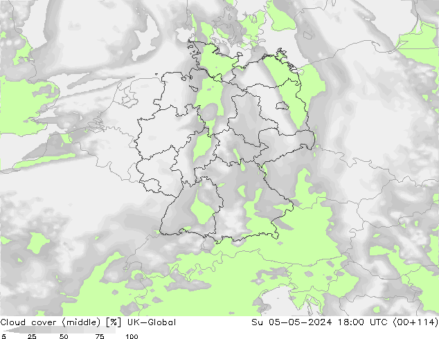 oblačnosti uprostřed UK-Global Ne 05.05.2024 18 UTC