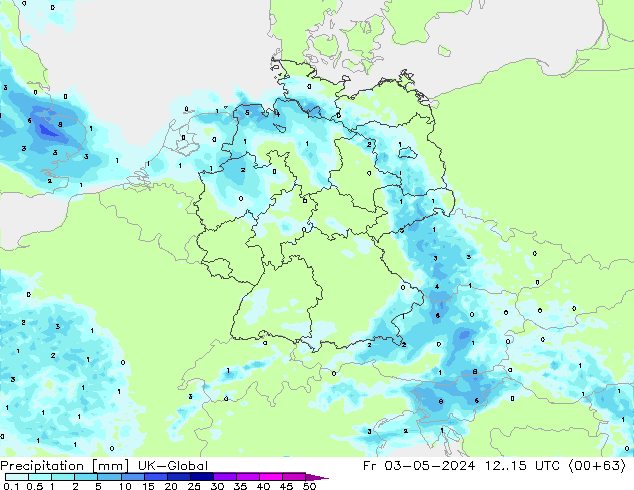 precipitação UK-Global Sex 03.05.2024 15 UTC