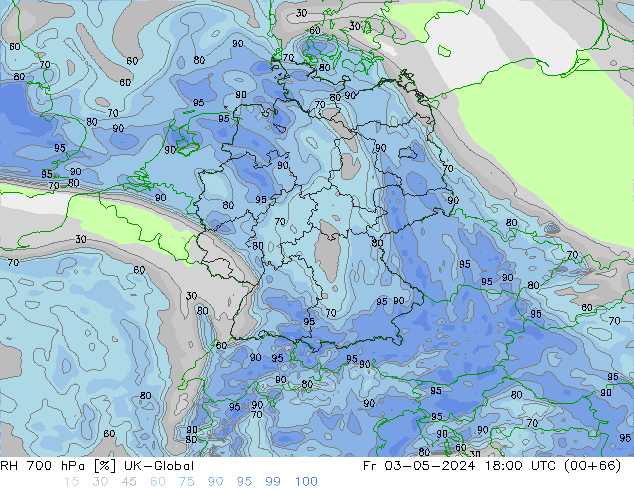 RH 700 hPa UK-Global Pá 03.05.2024 18 UTC