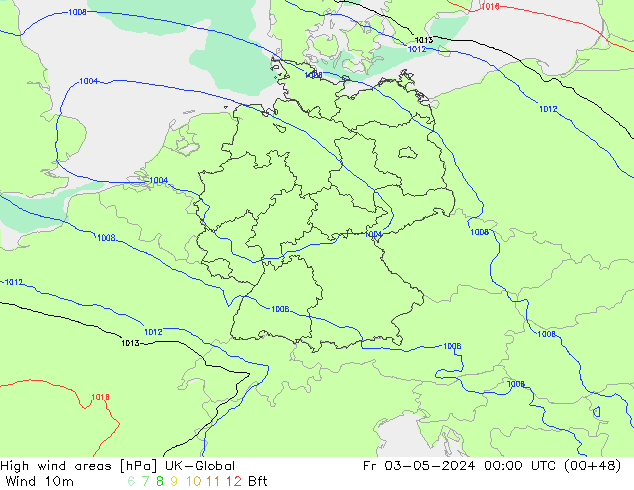 High wind areas UK-Global пт 03.05.2024 00 UTC