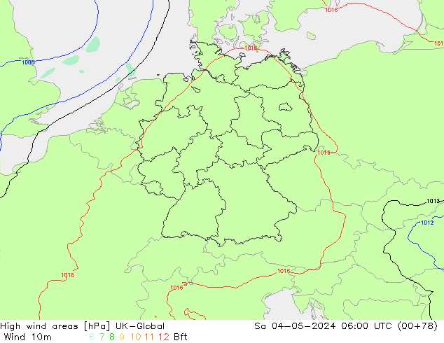 High wind areas UK-Global Sa 04.05.2024 06 UTC