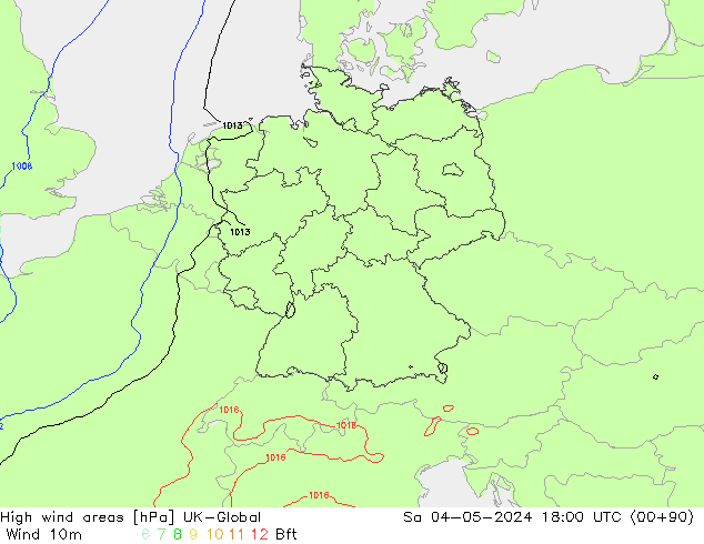 High wind areas UK-Global sab 04.05.2024 18 UTC