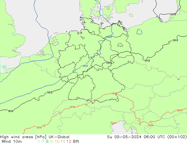 Windvelden UK-Global zo 05.05.2024 06 UTC