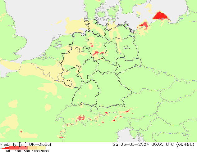 Sichtweite UK-Global So 05.05.2024 00 UTC