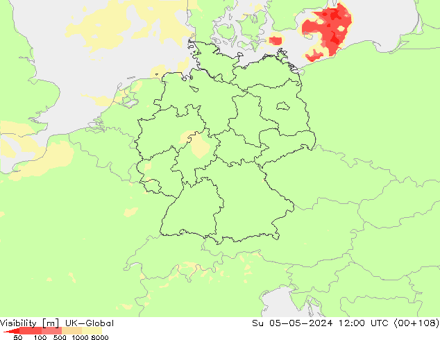 Dohlednost UK-Global Ne 05.05.2024 12 UTC