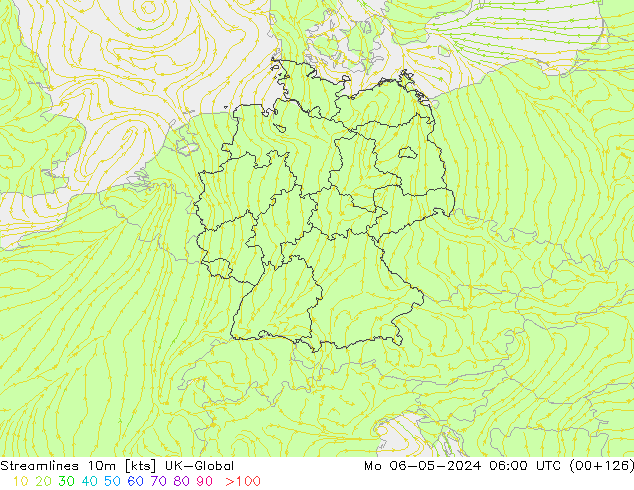 Streamlines 10m UK-Global Mo 06.05.2024 06 UTC