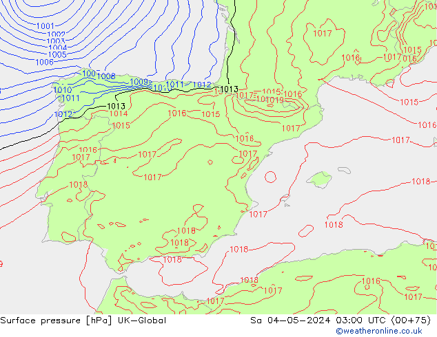 pressão do solo UK-Global Sáb 04.05.2024 03 UTC