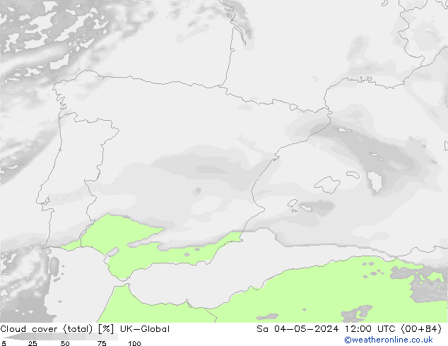 Bulutlar (toplam) UK-Global Cts 04.05.2024 12 UTC