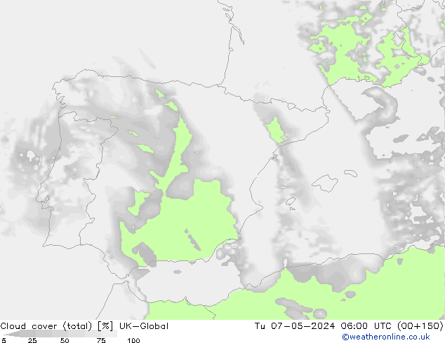 Nubi (totali) UK-Global mar 07.05.2024 06 UTC