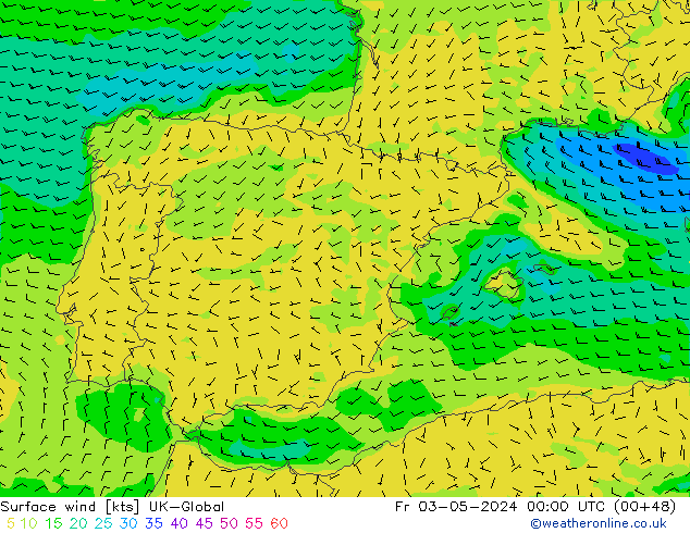  10 m UK-Global  03.05.2024 00 UTC