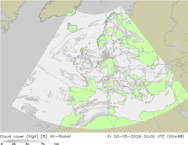 Bewolking (Hoog) UK-Global vr 03.05.2024 00 UTC